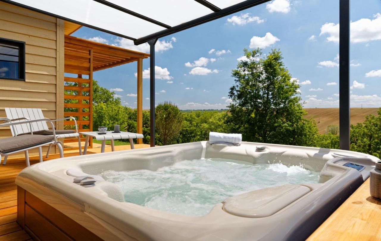 Chambre D'Hotes De Charme A La Maison Bleue Savignac-Mona Kültér fotó